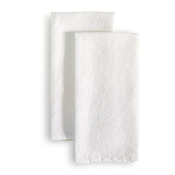 Toalla LK PureLife 51x69 cm Lino Pack de 2 (blanco roto)