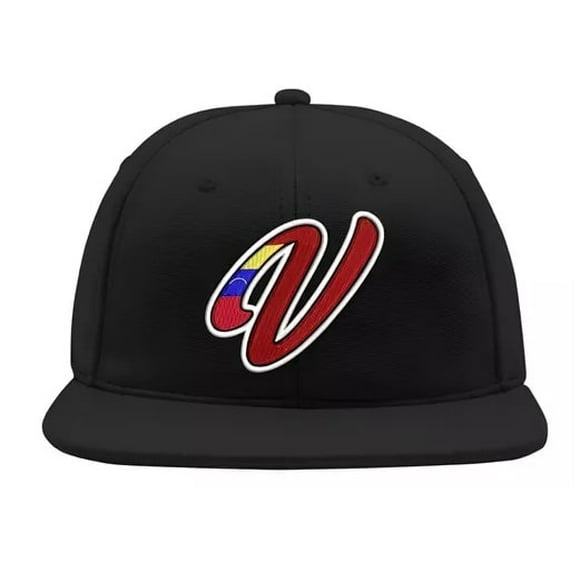 Gorra Venezuela Snapback De Beisbol La Vinotinto / TALLA UNICA NEGRO