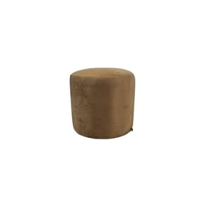 Diseños Valestrini - Pouff Redondo Felpa Camel