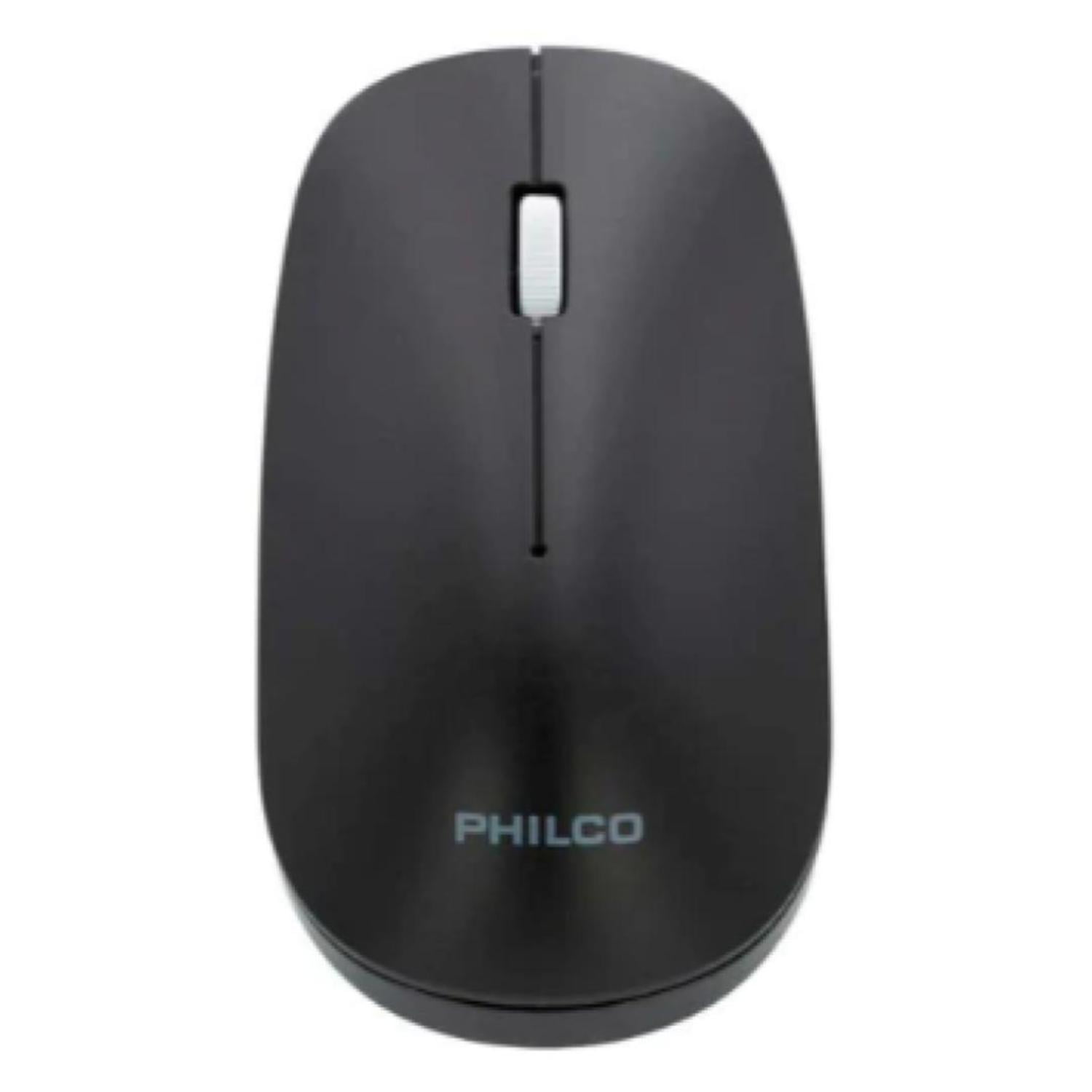 Philco - Mouse Inalambrico Usb 3 Botones 1600 Dpi Negro