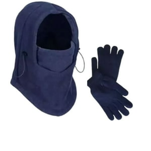 Ekolmac - Set Infantil Gorro Pasamontaña + Guantes De Lana Unisex Otoño Invierno