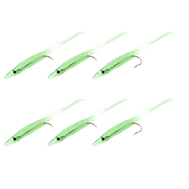 Cebo Luya para pesca en el mar con anzuelo de anguila de 10 cm/2,5 GT, cebo blando para insectos, cebo biónico