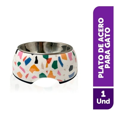 Plato Para Gato Diseños Tamaño S, Producto Surtido 1 Un Buddy Pet