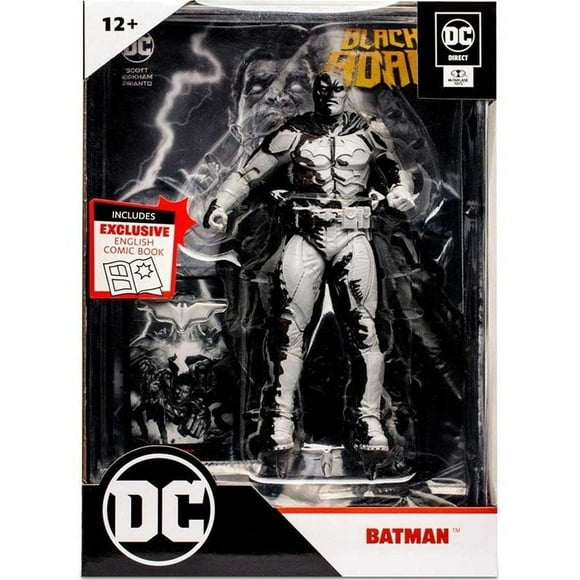 Dc Mcfarlane Black Adam -Batman Con Comic