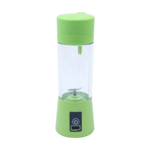 Batidora Licuadora Juguera Portátil Usb Recargable 400 Ml Verde