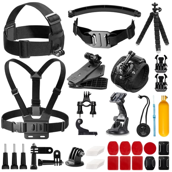Kit de accesorios AKASO para cámara de acción deportiva al aire libre 42 en 1