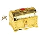 thumbnail image 4 of Cofre Pirata Baúl Tesoro Infantil Caja Joyería Decorativa con Cerradura Estilo Antiguo Multifuncional para Regalar Cumpleaños Decoración Casa Oficina, 4 of 5