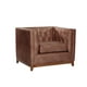 thumbnail image 2 of Sofa Roma 1C Cuero Colorado Caramelo, 2 of 4