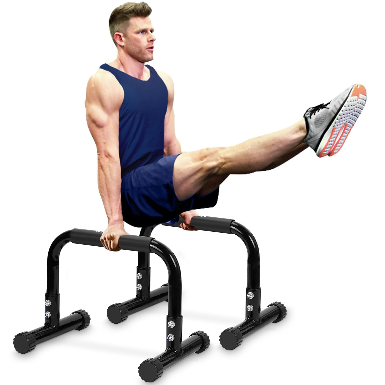 Barra De Flexiones Tabeke, Barras Parallettes Y Barras De Buceo Antideslizantes De 30 Cm De Altura
