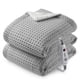 thumbnail image 1 of Manta térmica CAROMIO Waffle Weave, color gris eléctrico, 1 of 9