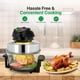 thumbnail image 4 of Cuenco de vidrio Air Fryer Nutrichef para encimera de convección de 18 cuartos, 4 of 6