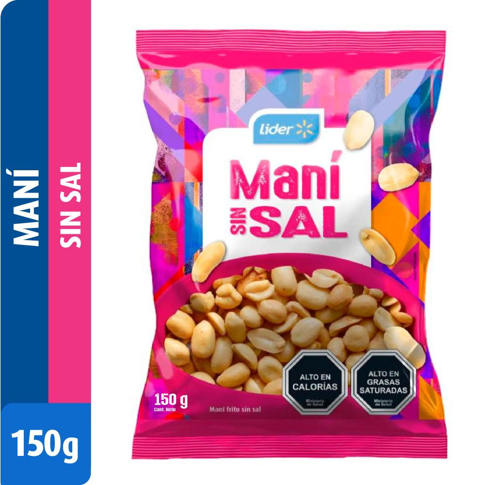 Maní Sin Sal 150 g Lider