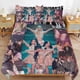 thumbnail image 1 of Blackpink Zipper End Comfort Set Soft Finish Machine Safe Duvet Cover Sets Sleep Ease Solution, 1 of 3