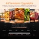 thumbnail image 3 of COSORI Air Fryer 9-in-1, Compact & Large 6-Qt, Fast Turbo Modes, 90-450°F Evenly Results with Precise Temperature Control, 95% Less Oil, Roast, Bake, Dry, Reheat, Frozen, Broil, Proof, Grey, 3 of 3