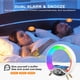 thumbnail image 4 of Cargador Inalámbrico con Luz Nocturna LED, Altavoz con Reloj Despertador Digital, Radio FM, Función de Snooze, Luz Ambiental, Luz de Despertar al Amanecer, 4 of 8
