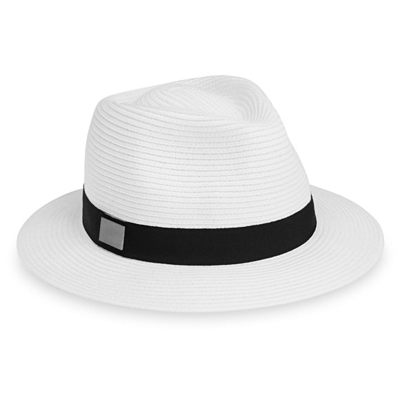Sombrero Fedora CARKELLA Blanco M/L UPF 50+ Plegable