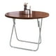thumbnail image 3 of Mesa Comedor Plegable Redonda 70 CM Chocolate, 3 of 3