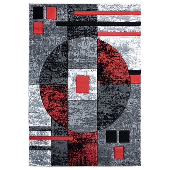 Alfombra decorativa United Weavers Bristol Epsilon roja 55 x 85 cm