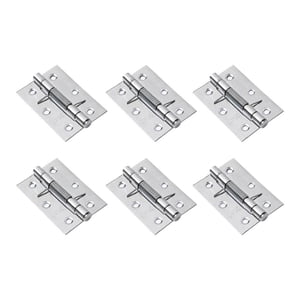 Magideal - Bisagra De Puerta Con Resorte De Cierre Automático De 6 Piezas Bisagra Con Resorte Fácil De Instalar Versátil Para Puerta Trasera Accesorio Resistente 3 Pulgadas