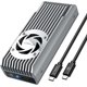 thumbnail image 1 of Carcasa SSD ineo USB 4.0 M.2 NVMe con ventilador de refrigeración C2598, 1 of 9