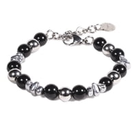 Brazalete Unisex Gino Rodinis B534 | Negro