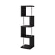 thumbnail image 1 of Librería Benzara de madera negra, tamaño único, con amplio espacio de almacenamiento, 1 of 9