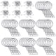 thumbnail image 2 of 220 Uds llaveros acrílicos anillos de salto de pasadores de tornillo para llavero DIY manualidades fabricación de joyas , plata, 2 of 5