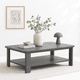 thumbnail image 2 of Mesa de Centro Gris 100x50 - Diseño Moderno en MDF, 2 of 7