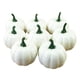 thumbnail image 1 of 8 Uds Calabazas Artificiales Blancas Cosecha De Otoño Para Decoración De Mesa De Halloween, 1 of 3