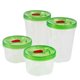 thumbnail image 1 of Set de 4 Contenedores de Alimento Tapa Rosca, 1 of 2