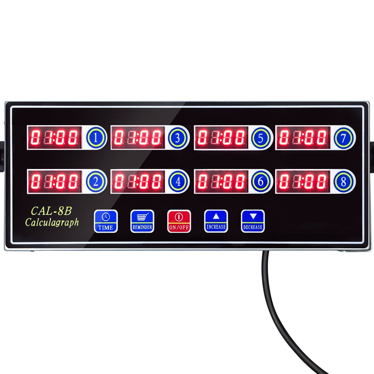 Temporizador De Cocina Yooyist Comercial Digital De Acero Inoxidable Con 8 Canales