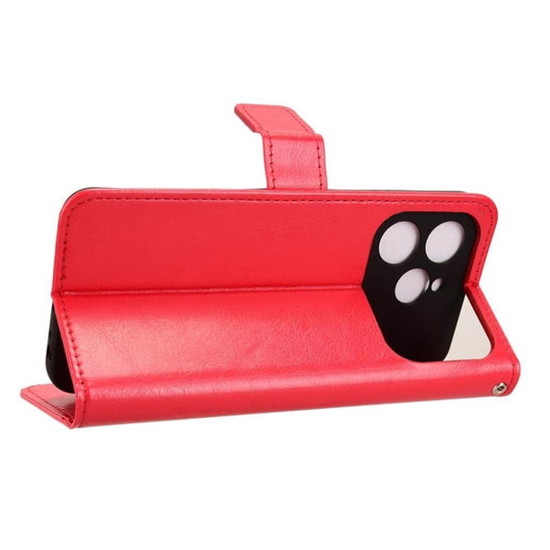 Funda tipo libro para Tecno Spark 40 4G, cartera todo‑en‑uno, funda multifuncional con tarjetero y correa de muñeca desmontable