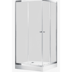 Genérico - Shower Door 90X90X195 Cuadrado Transparente