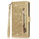 thumbnail image 3 of Funda para FOXDOCK Elegante funda Samsung Galaxy A05s Glitter con cremallera-Ideal para el uso diario, 3 of 5