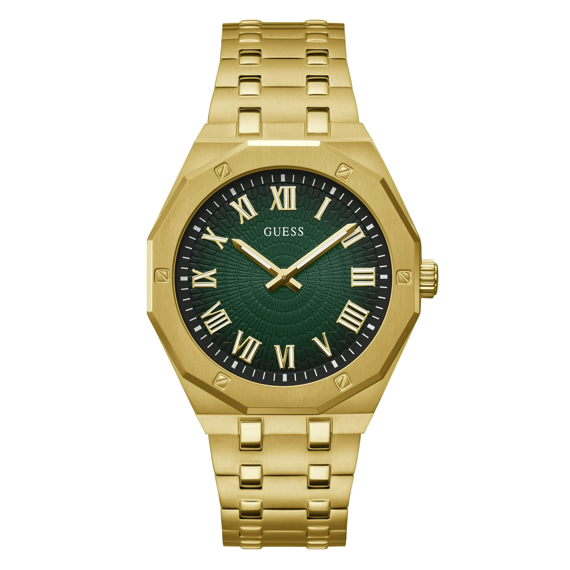 Reloj Guess Para Hombre Con Caja De Acero Inoxidable En Tono Dorado De 42 Mm