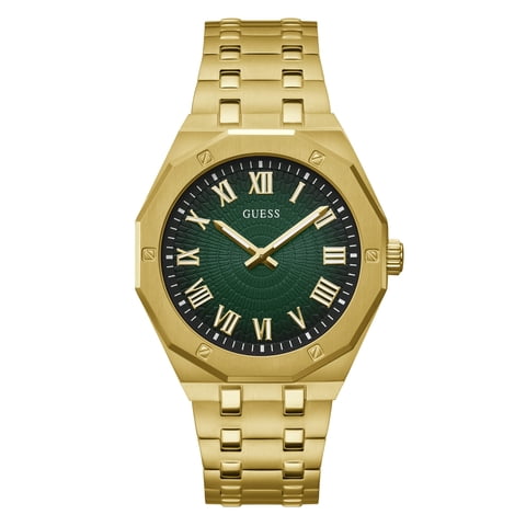 Reloj Guess Para Hombre Con Caja De Acero Inoxidable En Tono Dorado De 42 Mm