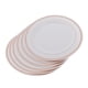 thumbnail image 5 of 6Pcs Platos De Plástico Desechables Vajilla Plato Redondo 7.5 Pulgadas Oro Rosa, 5 of 5