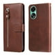 thumbnail image 1 of Funda con Cremallera para OPPO A78 4G, Carcasa Cartera de Cuero PU con Soporte y Tarjetero, 1 of 6