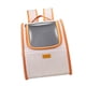 thumbnail image 2 of Transportadora para Gatos con Ventana Transparente, Plegable y Resistente al Aire Libre, Naranja, 2 of 5