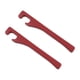 thumbnail image 5 of Almohadilla de relleno para espacio de asiento de coche, tapón para grietas de coche, bloqueador de caídas, organizador de accesorios suave, fácil de 2 Piezas Rojas, 5 of 5