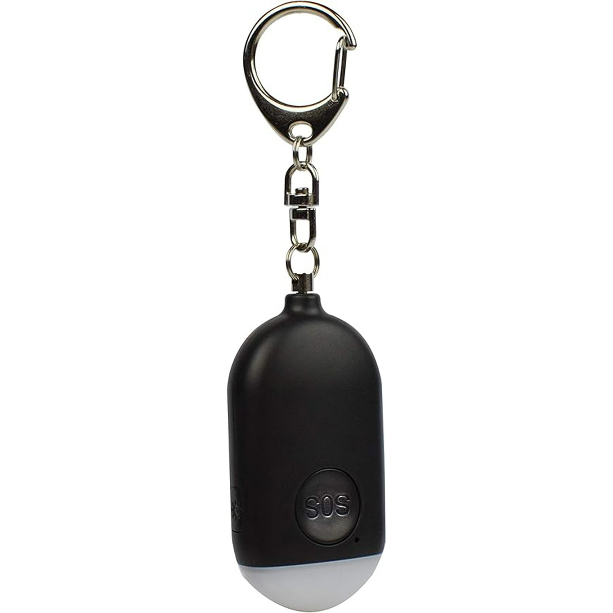 Veatool - Alarma Personal Recargable Con Luz Led Para Emergencias - Accesorio De Seguridad Y Defensa Para Mujeres, Niños Y Ancianos - Color Negro