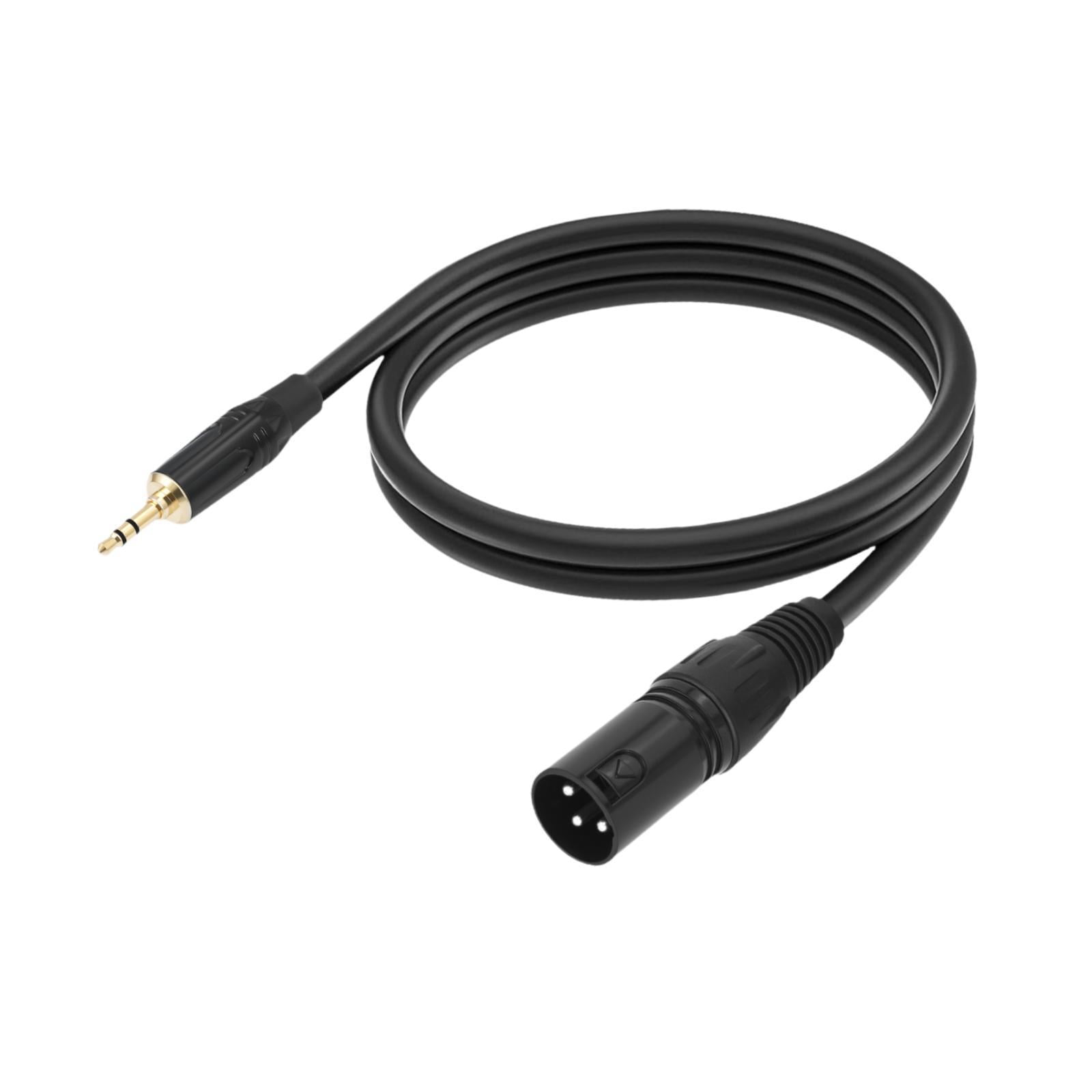 Bothyi - Conector Masculino De Cable Xlr De 3.5 Mm A Xlr Para Tablet Live Performance Smartphone 1m