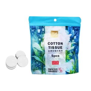 Magideal - Toallas Comprimidas Toallas Faciales Toallita Facial Ligera Multipropósito Toallita De Manos Para Viajes De Negocios Piscina Al Aire Libre Camping , 30Cmx50Cm