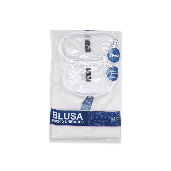 Blusa Niña Blanco Talla 10