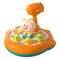 Magideal - Whack Game Juguete Para Golpear Topos, Juguete Montessori, Juguete De Desarrollo, Juguete Educativo Para Niños, Niñas, Niños, Regalos De Vacaciones Cerdo