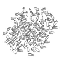 Bothyi - 200 Conectores De Metal Con Cierre Colgante Para Manualidades Y Joyería, Color Plateado