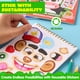 thumbnail image 4 of Libros de pegatinas JOYIN Make-a-Face reutilizables para niños, paquete de 3, 4 of 9