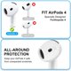 thumbnail image 3 of Puntas de Silicona Ultra Finas YSIUENG para AirPods 4, 3 of 7