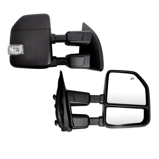 Espejos de remolque eléctricos y calefactados SUPDM para Ford Super Duty F-250, F-350, F-450 y F-550 (1999‑2016)