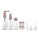 thumbnail image 5 of Juego De 8 Botellas De Viaje Rellenables Para Crema Cosmética Accesorios A Prueba De Fugas Rosa, 5 of 5